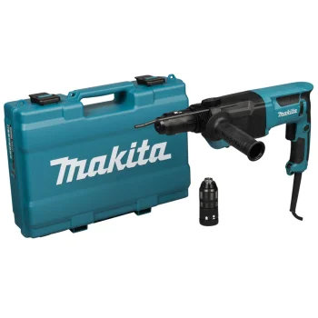Perforators Makita HR2670FTX1 800 W 3.0 J SDS-Plus ar piederumiem