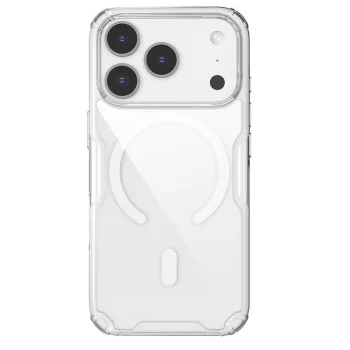 Nillkin Nature Pro Magnetic vāciņš iPhone 17 Pro / 18 Pro, caurspīdīgs