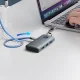 Orico PW11-5P USB-C Hubs (1x USB-A 3.0, 2x USB-A 2.0, 1x USB-C PD, 1x HDMI), Pelēks