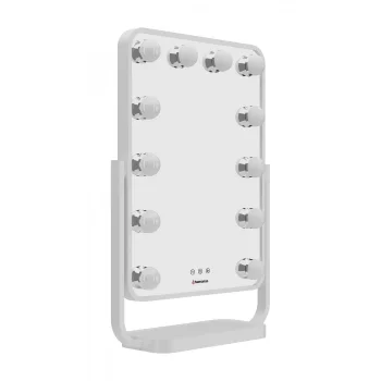 Make-up Mirror with LED Lighting Humanas HS-HM01, White