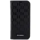 Karl Lagerfeld iPhone 14 Pro atverams vāciņš maciņš grāmatiņa Saffiano Monogram, melns