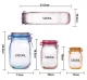 Ziploka maisiņa burka 20 gab | String bag jar pcs