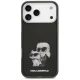 Karl Lagerfeld IML Aquarelle MagSafe vāciņš iPhone 17 Pro, melns