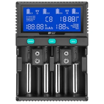 Умное зарядное устройство на 4 канала для NiMH, NiCd, Li-ion, LiFePO4