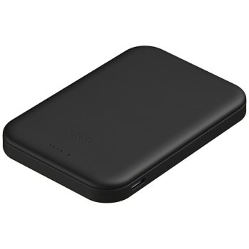 Uniq Lyden Lexa magnētiskā 5000mAh PD USB-C bateriju banka – melna
