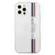 Apple iPhone 12 Pro Max 6.7\'\' US Polo Tricolor Collection Case Cover (USHCP12LPCUSSWH), White | Telefona Maciņš...