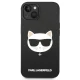 Karl Lagerfeld Silicone Choupette Head MagSafe vāciņš iPhone 14 Plus, Melns