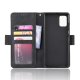 Samsung Galaxy A51 (SM-A515F) Wallet Multiple Card Slots Stand Leather Book Case Cover, Black
