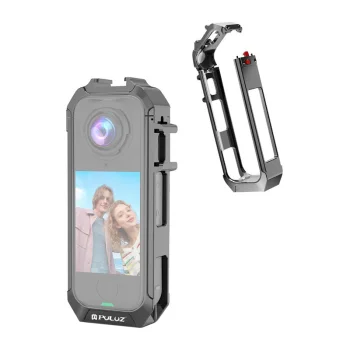 Puluz metāla aizsargrāmis kamerai Insta360 X4 Air, pelēks