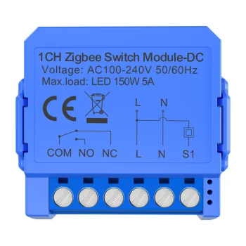 Avatto ZWSM16-DC-1 1-канальный модуль реле ZigBee (Dry Contact)