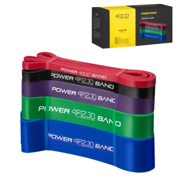 4Fizjo Power Band pretestības gumiju komplekts, 5 gab.