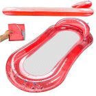 Piepūšamais ūdens matracis ar tīkliņu Bestway 43103, sarkans