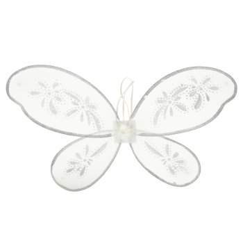 Детский костюм ангела с крыльями и нимбом, размер M, белый