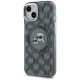 Karl Lagerfeld iPhone 15 Case IML Monogram Karl & Choupette MagSafe, Black