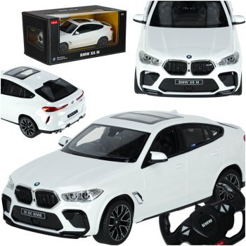 Радиоуправляемая машинка Rastar 99200 BMW X6 M 1:14, белая