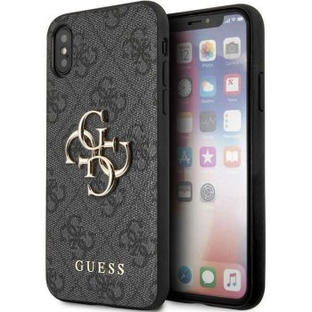 Чехол Guess 4G Big Metal Logo для iPhone X/XS - Серый