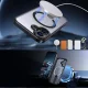 Чехол Hybrid Armor X для iPhone 17 с поддержкой MagSafe и подставкой, черный
