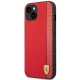 Чехол Ferrari для iPhone 14 Plus On Track Stripe, красный