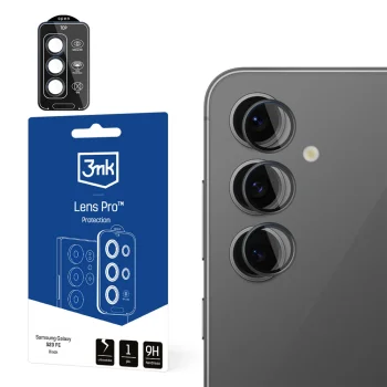 Защитное стекло камеры 3mk Lens Protection Pro для Samsung Galaxy S24 FE, черное