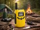 Walkie Talkie Set Baofeng BF-T6 2km Range 1500mAh, Yellow