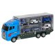 Transporter Truck with Launcher and 6 Metal Police Cars