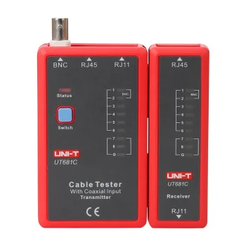 Тестер сетевого кабеля UNI-T UT681C (RJ45, RJ11, BNC)