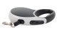 Automatic dog leash 5m, strong for dogs up to 15kg, with lock, black