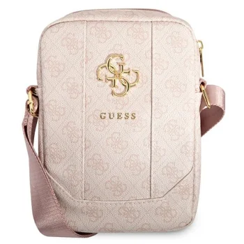 Сумка Guess GUTB8G4GFPI 8" Розовая 4G Большой Металлический Логотип