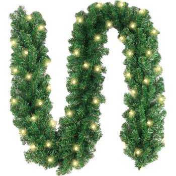 Christmas tree garland artificial 50 LED 3m