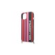 Чехол Karl Lagerfeld Color Stripes Strap для iPhone 14, розовый