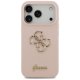 Guess iPhone 17 Pro Case Silicone Big 4G Script, Pink