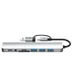 USB-C концентратор Tech-Protect HB06 8в1, серый