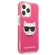 Apple iPhone 13 Pro 6.1\'\' Karl Lagerfeld Choupette Head Case Cover, Fuchsia