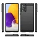 Гибкий TPU чехол Carbon Case для Samsung Galaxy A73, черный