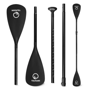 TSUNAMI saliekams regulējams SUP un kajaka airis 2in1 (160–225 cm)