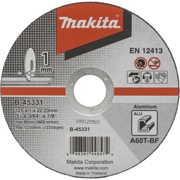 Griešanas disks alumīnijam Makita B-45331, 125 x 1 mm