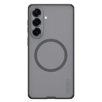 Nillkin Super Frosted Shield Pro MagSafe vāciņš Samsung Galaxy S26+, caurspīdīgi melns