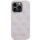 Apple iPhone 15 Pro 6.1\'\' Guess 4G Metal Gold Logo Case Cover, Pink