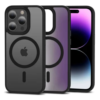 Tech-Protect iPhone 15 Pro vāciņš MagMat MagSafe, Matte Black