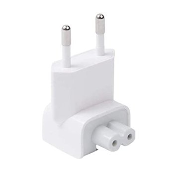 Laptop Power Adapter Plug for APPLE EU, White