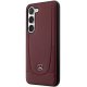 Mercedes Samsung Galaxy S23+ Case Leather Urban Red