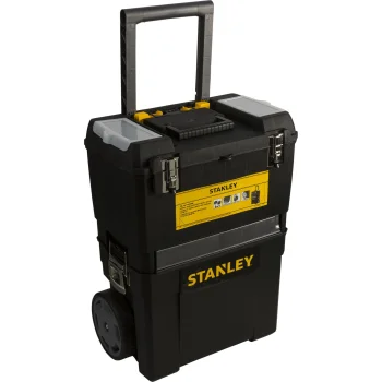 Stanley Mobile Work Centre instrumentu kaste uz riteņiem 1-93-968, melna
