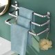 Wall-Mounted Towel Rack 50cm, Silver