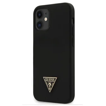 Guess GUHCP12SLSTMBK iPhone 12 mini 5,4\" черный жесткий чехол силиконовый...