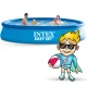 Intex inflatable-ring garden pool 457 x 84 cm with filter pump