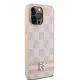 DKNY iPhone 14 Pro Max vāciņš Checkered Mono Pattern & Printed Stripes, rozā