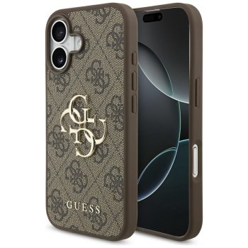 Guess 4G Big Logo vāciņš iPhone 17 - brūns | Phone Case Cover Brown