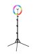 GLOW 10\" RGB LED Ring Light with Tripod, 10W