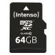 Intenso 64GB microSDXC Class 10 atmiņas karte ar adapteri