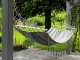 Garden and Camping Hammock Boho with Fringes, 200x100 cm, Grey